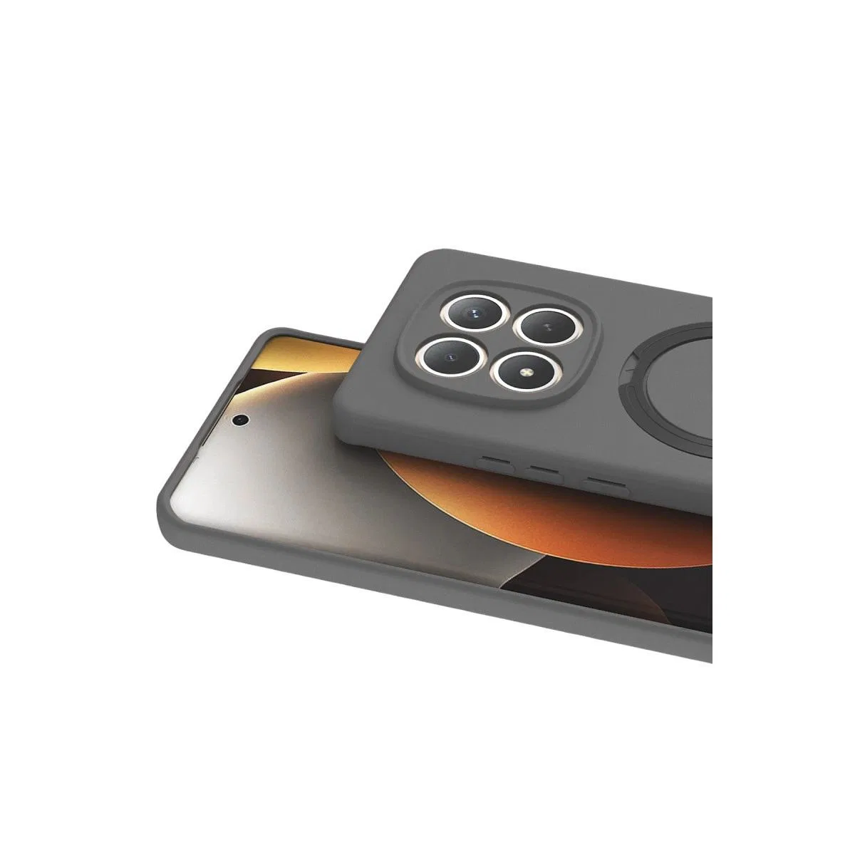 Xiaomi Redmi Note 15 Pro 5g Regal Magsafe Standlı Kapak - Titan Gri görsel 2
