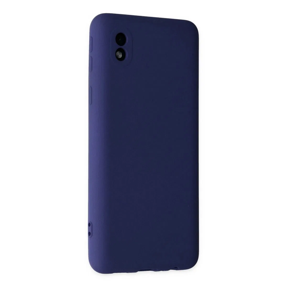 Samsung Galaxy A01 Core Kılıf Nano İçi Kadife Silikon - Lacivert görsel 2