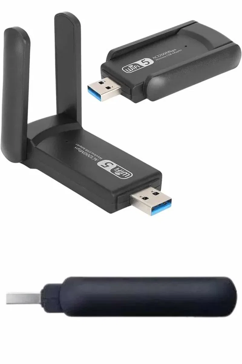 Wifi Alıcı Dual Band Usb 3. 0 Adaptör Kablosuz Windows 7/8/10/11