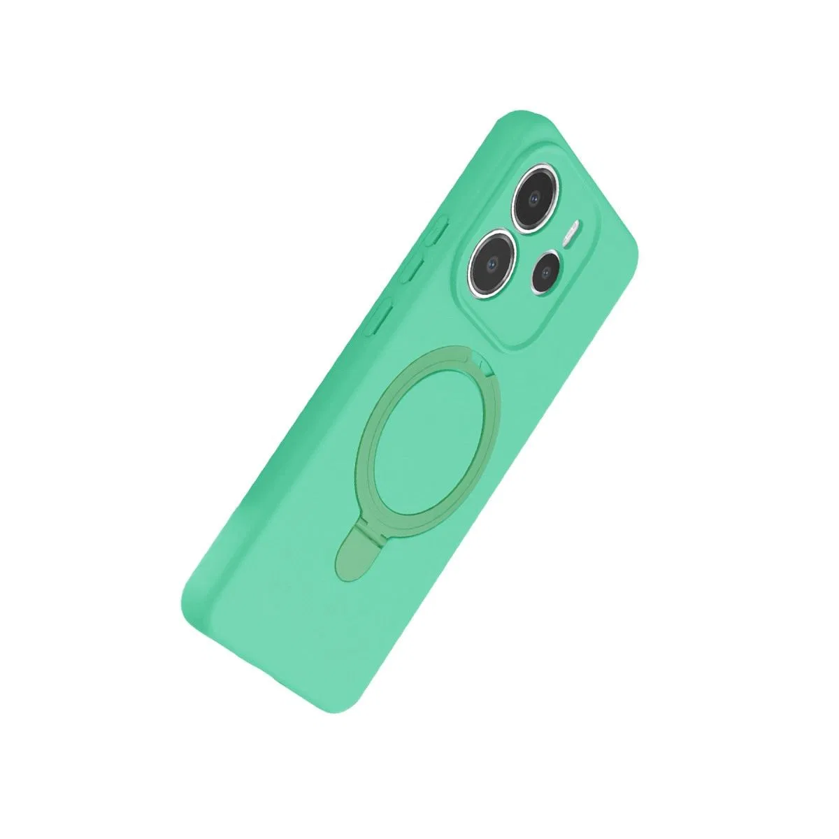 Xiaomi Redmi Note 14 4g Regal Magsafe Standlı Kapak - Yeşil görsel 3