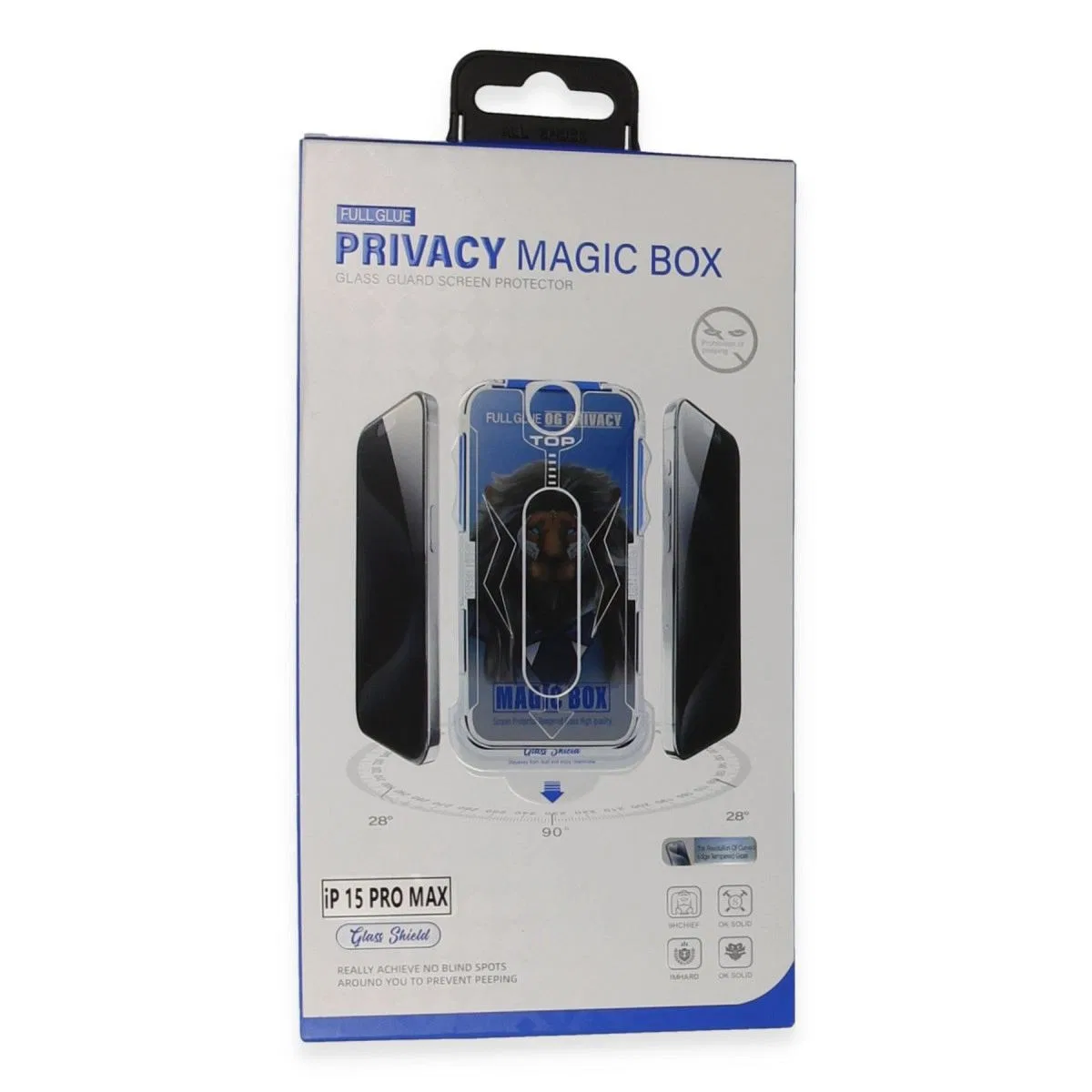 Apple İphone 15 Pro Max Vanessa Magic Hayalet Cam görsel 4