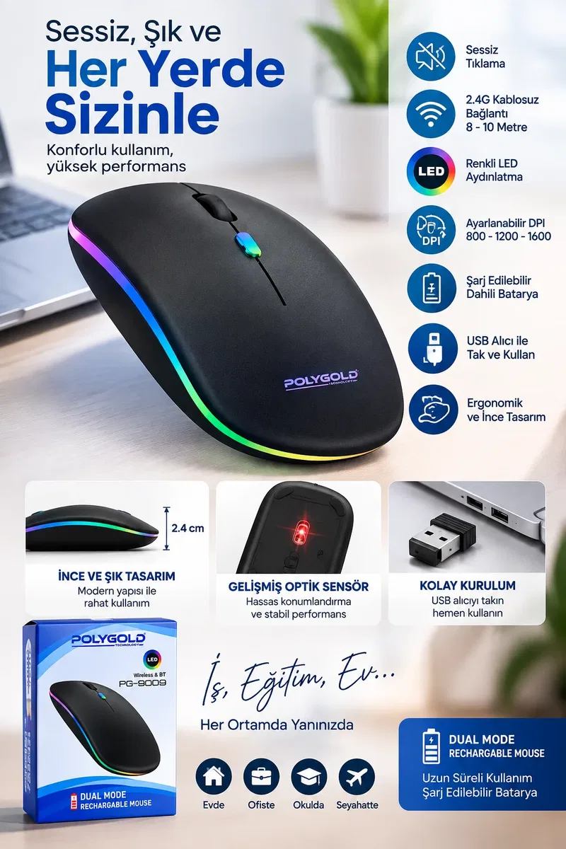 Pg9009 MOUSE görsel 2