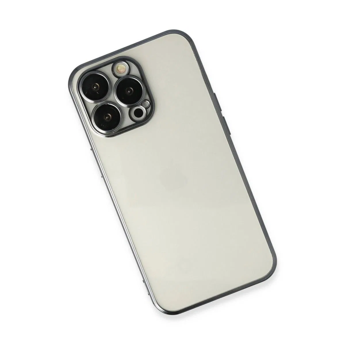 Apple İphone 14 Pro Max Kılıf Razer Lensli Silikon - Siyah görsel 3