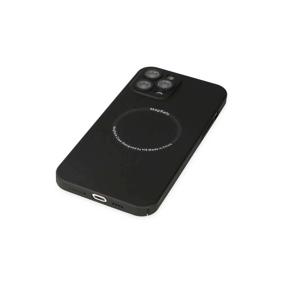 Apple İphone 12 Pro Kılıf Jack Magneticsafe Lens Silikon - Siyah görsel 5