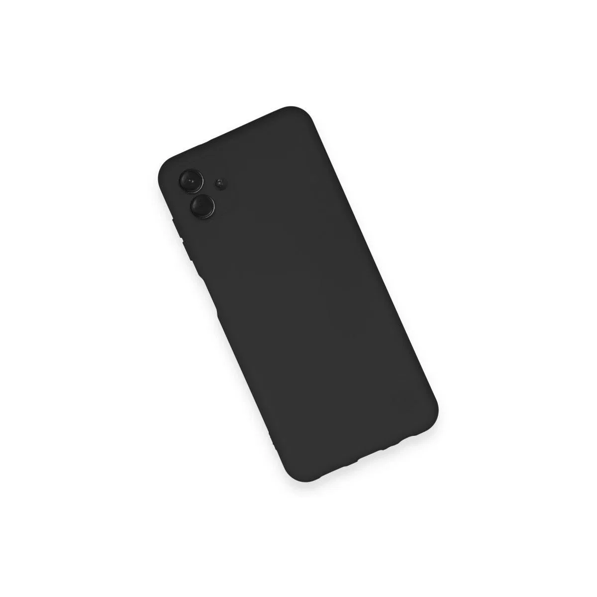 Newface Samsung Galaxy A04 Kılıf Nano İçi Kadife Silikon - Siyah görsel 3