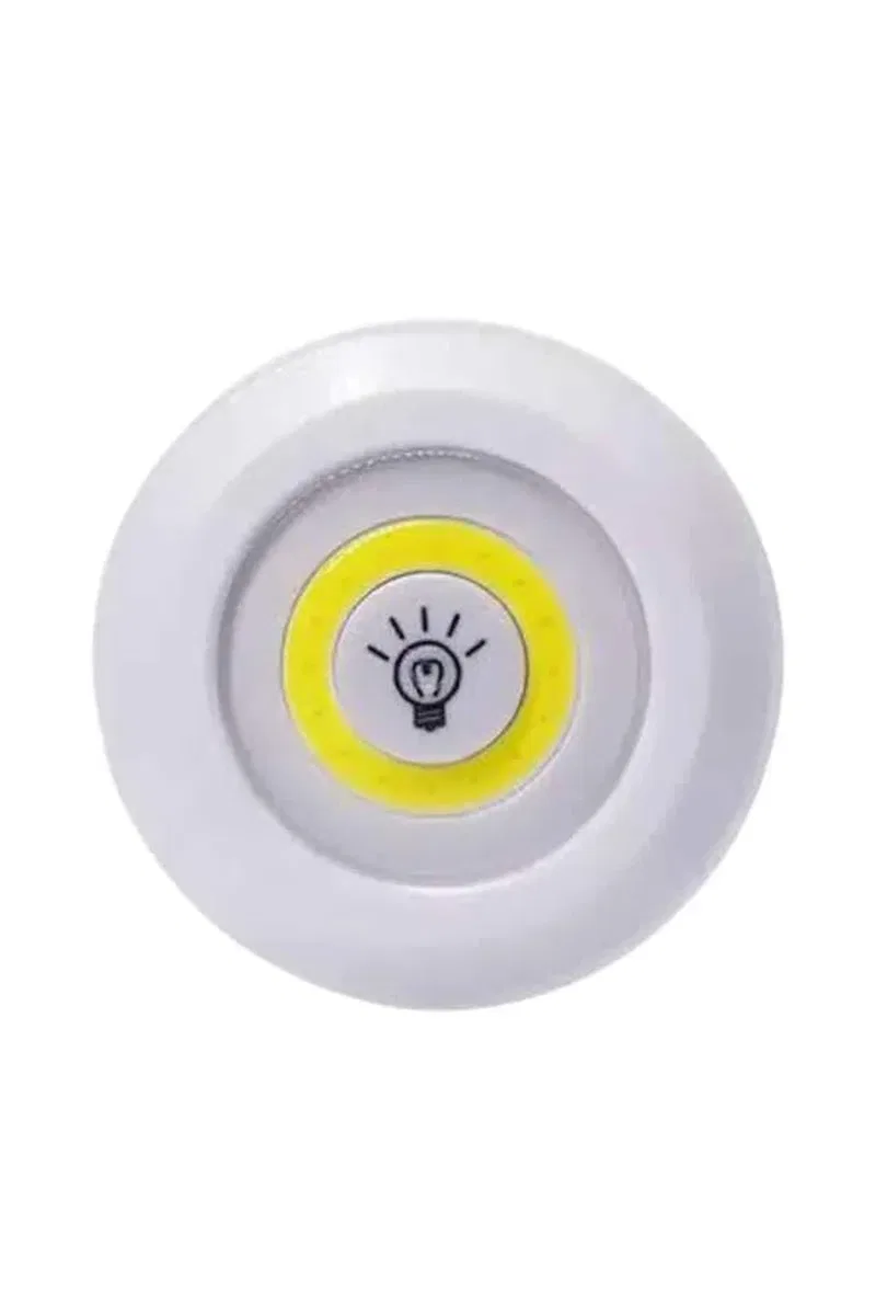 Led Lamba 3'lü Uzaktan Kumandalı Yapışkanlı görsel 3