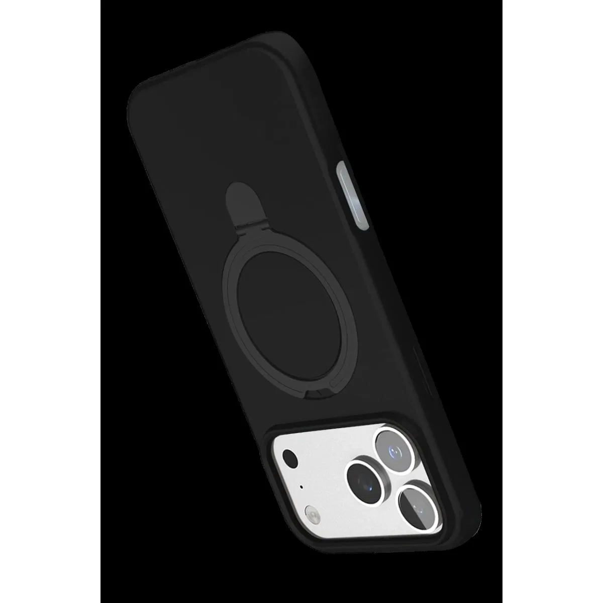 Newface Apple İphone 18 Pro Max Regal Magsafe Standlı Kapak - Siyah görsel 4