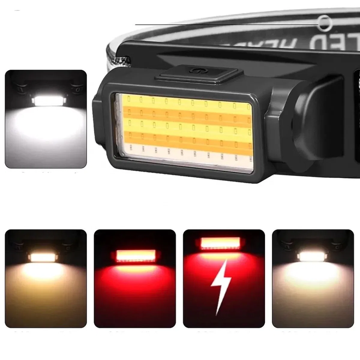 50 Cob Led Kafa Lambası Wt-650 görsel 2