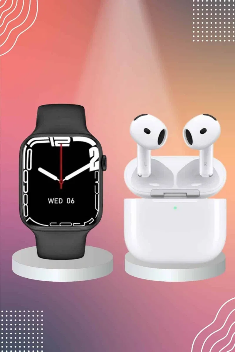 3. Nesil TWS Bluetooth Kulaklık ve Dokunmatik Ekran Akıllı Saat Sesli Görüşme görsel 3