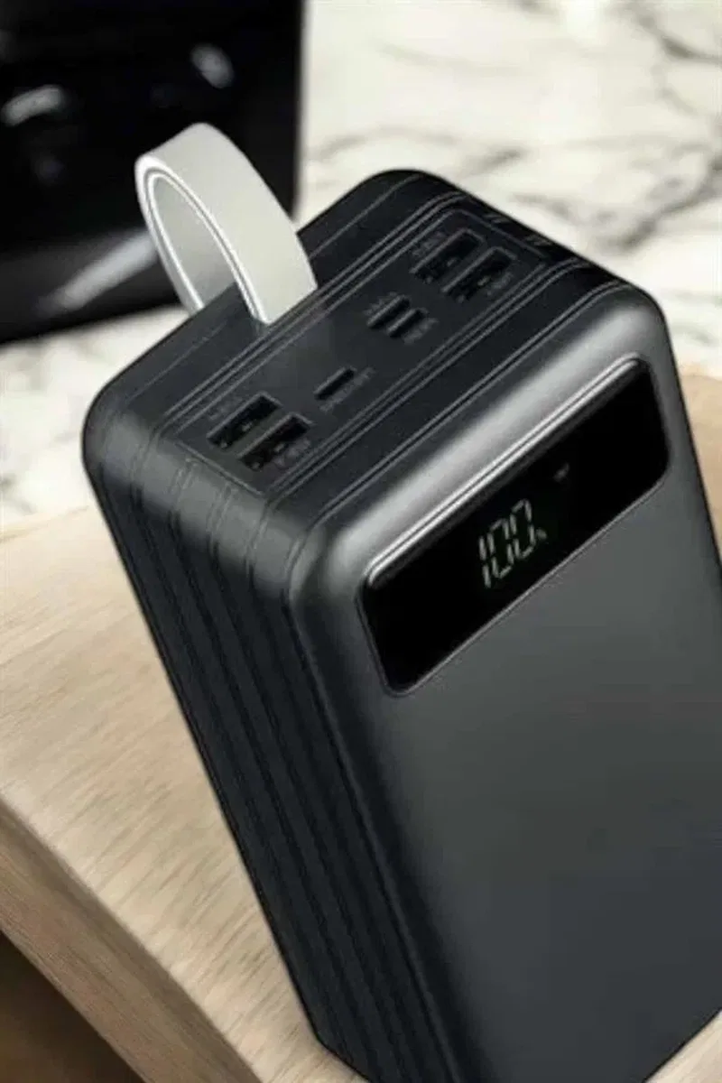 Powerbank 60. 000 MAH 4 Portlu Uzun Şarj Süreli Dijital Göstergeli görsel 5
