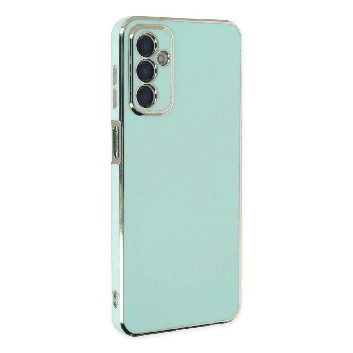 Samsung Galaxy M23 Kılıf Volet Silikon - Açık Yeşil görsel 2