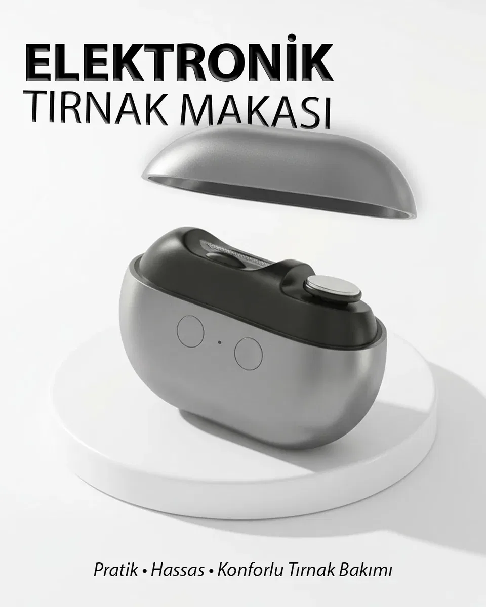 Şarjlı Elektrikli M7 Tırnak Makası Otomatik Tırnak Kesici ve Törpü