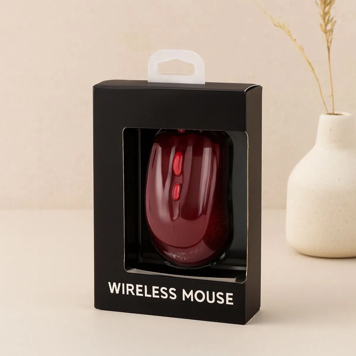 Kablosuz Mouse 1600 DPI Bordo