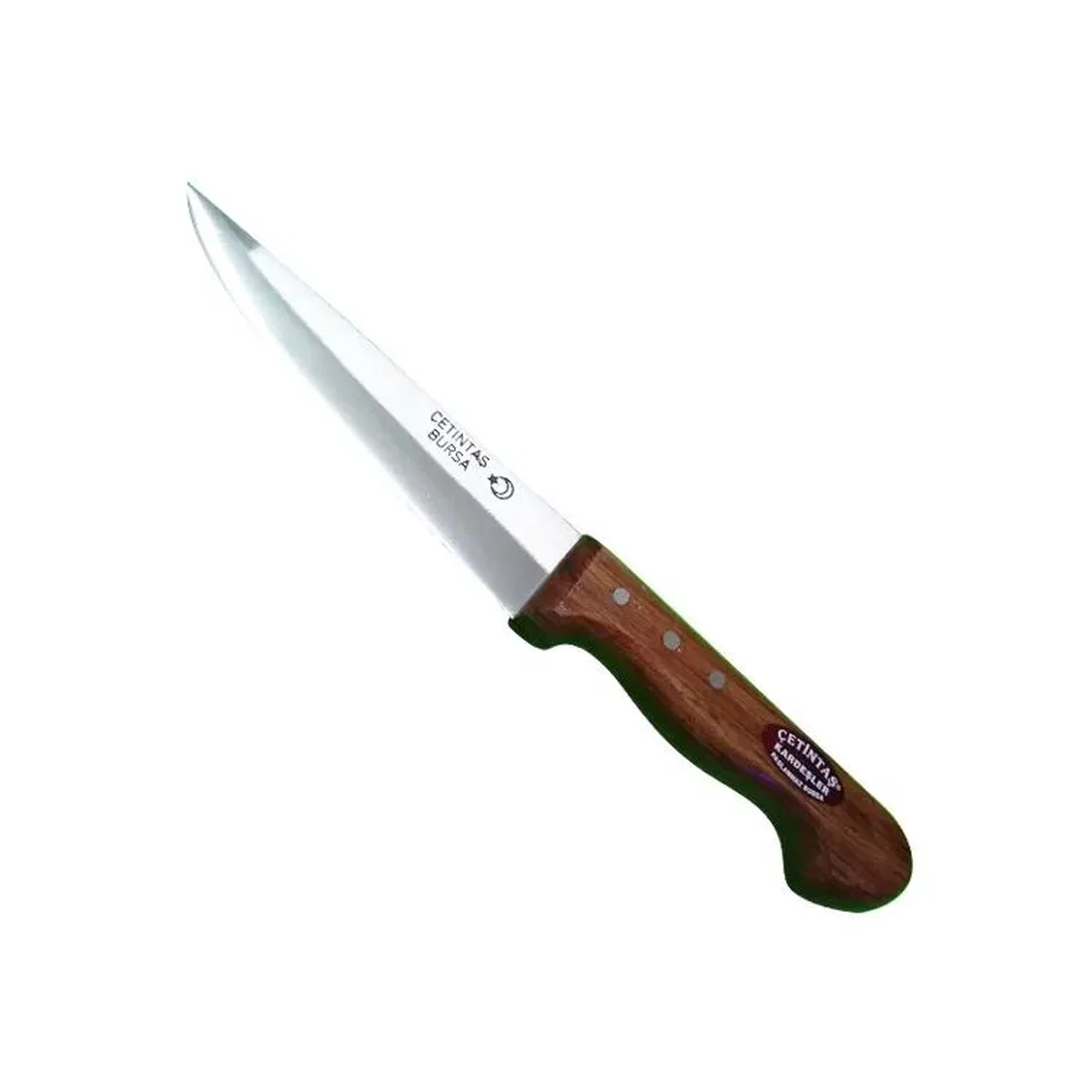 Bursa Kurban Ve Kasap Bıçağı No: 1, 14 Cm, Ahşap Gül Sap