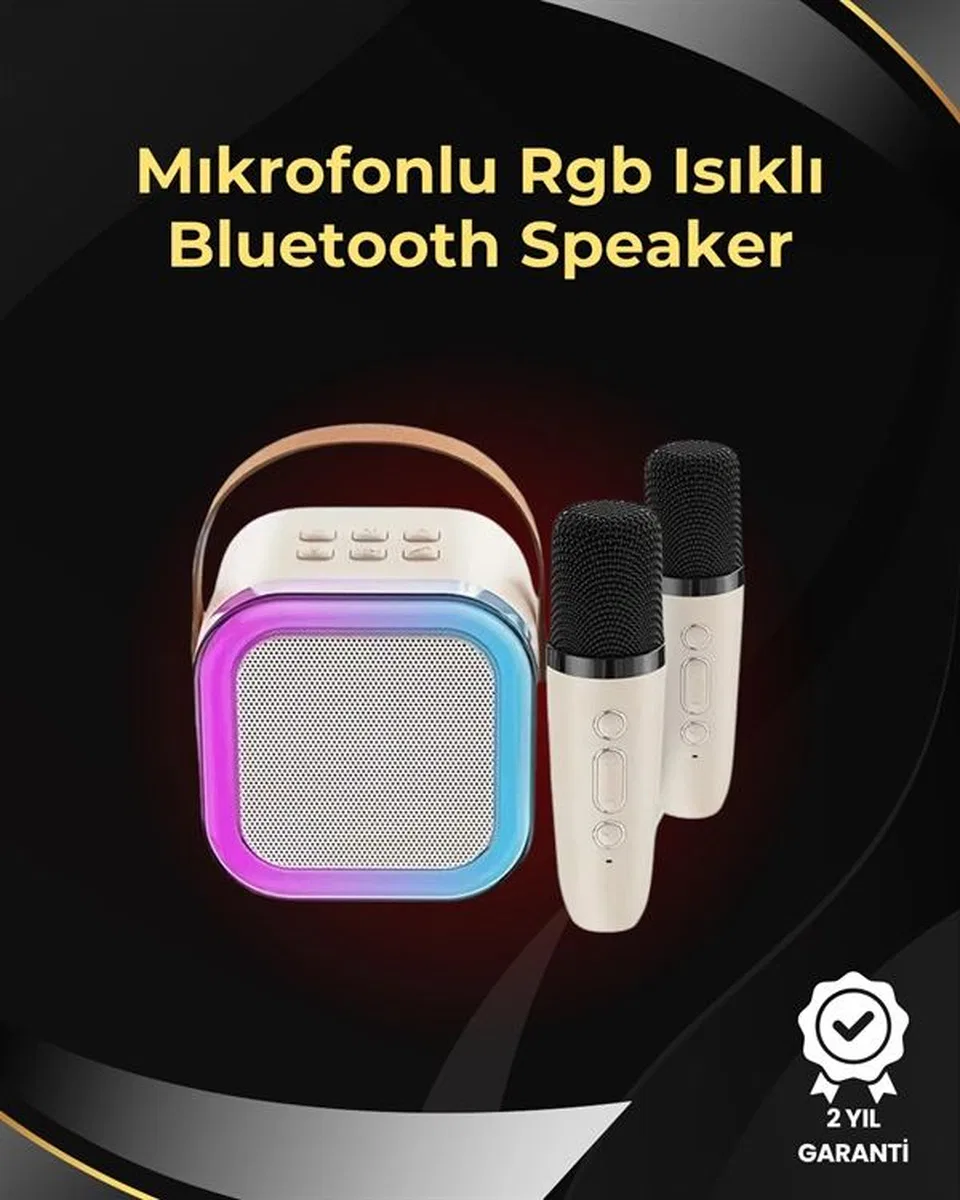 Kompakt Tasarımlı Ve Kolay Taşınabilir Karaoke Sistemi