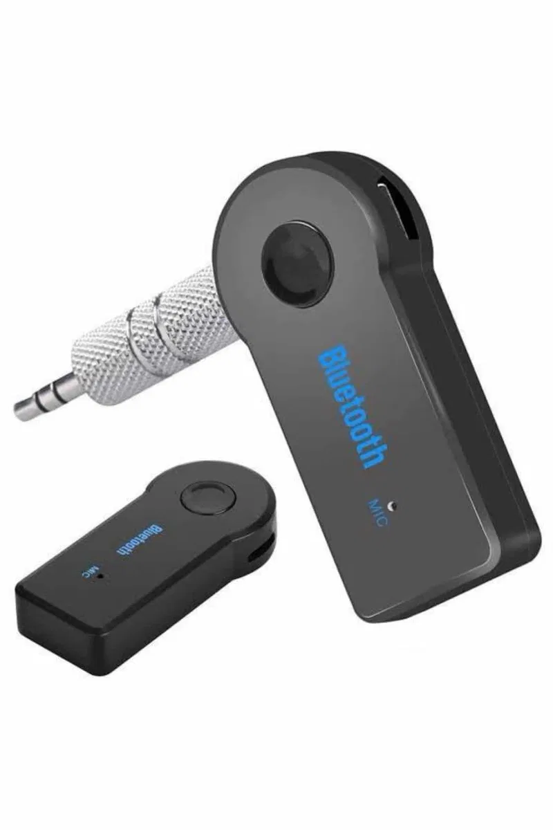 Tüm Cihazlara Uyumlu Bluetooth Aux Araç Kiti Siyah görsel 3