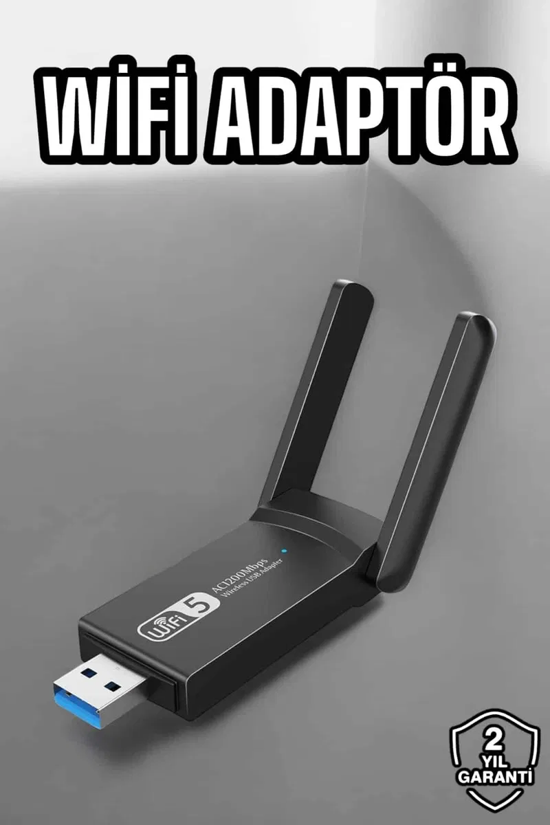 Wifi Alıcı Wifi Adaptörü USB Girişli 3. 0