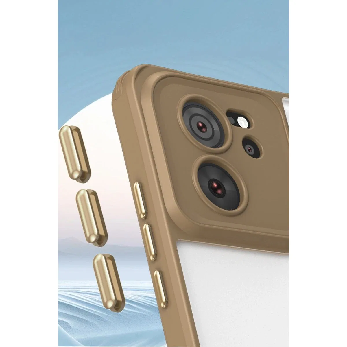 Xiaomi Mi 13t Pro Kılıf Penta Silikon Kılıf - Lacivert görsel 2