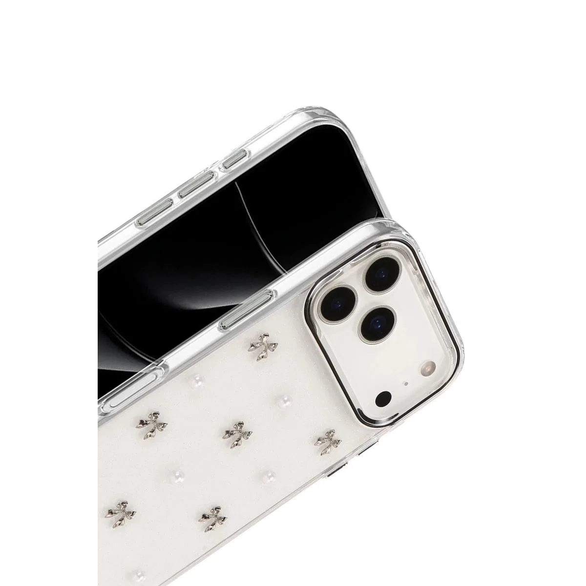 Apple İphone 17 Pro Fiyonk Desenli Kapak - Desen 8 görsel 3