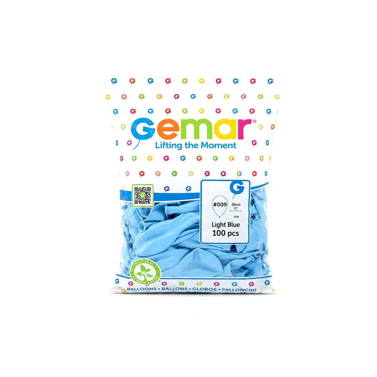 Açık Mavi 10 İnç (26 cm) Latex Balon - 100 Adet görsel 2