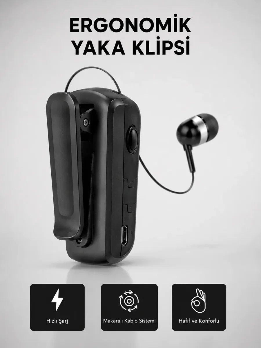 Kablosuz Bluetooth Kulaklık – Gürültü Önleyici, Uzun Pil Ömürlü, Çift Cihaz Bağlantılı