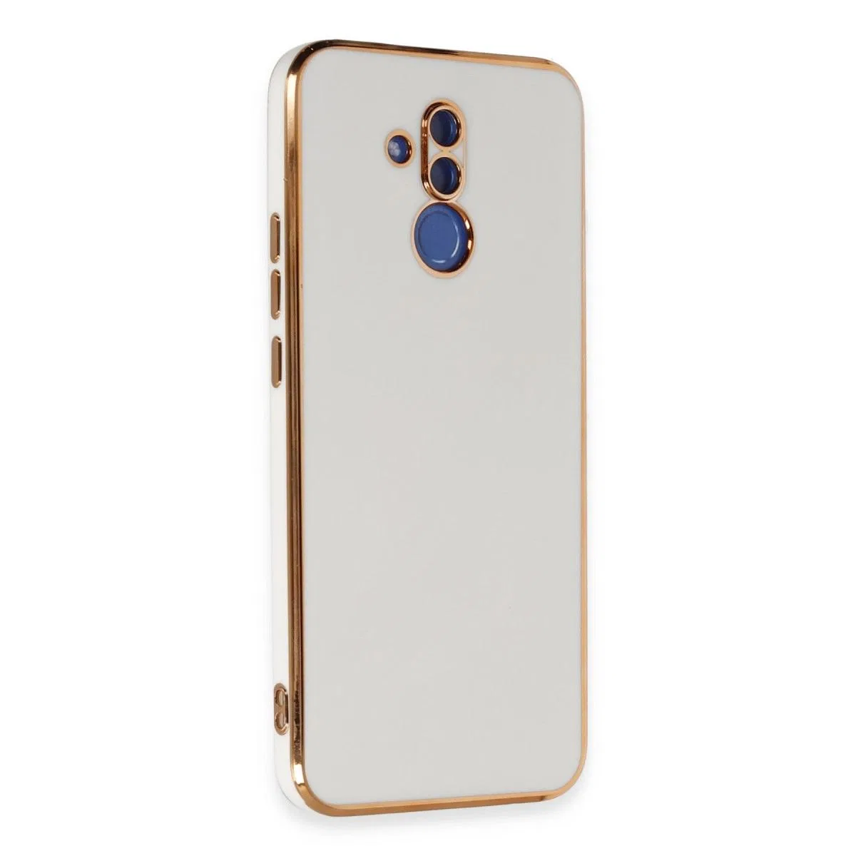 Huawei Mate 20 Lite Kılıf Volet Silikon - Beyaz görsel 2
