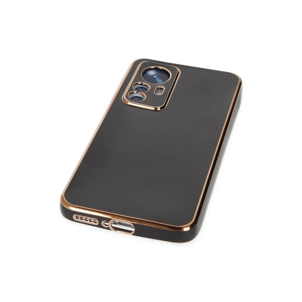 Xiaomi Mi 12t Pro Kılıf Volet Silikon - Siyah görsel 5