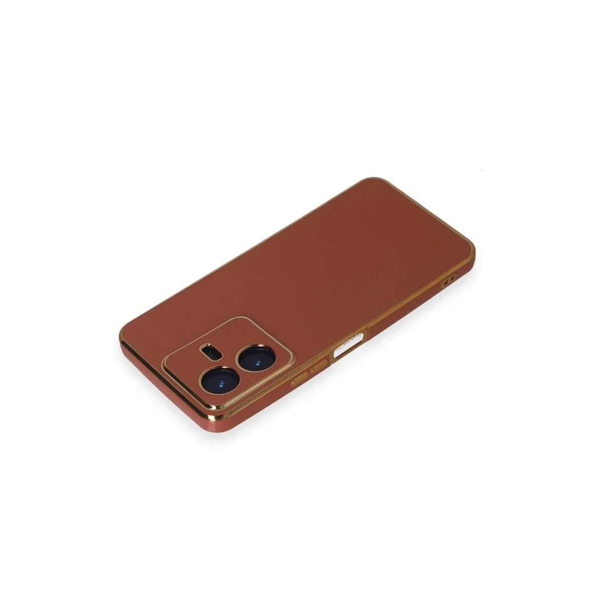 Vivo Y22 2022 Kılıf Volet Silikon - Kırmızı görsel 3