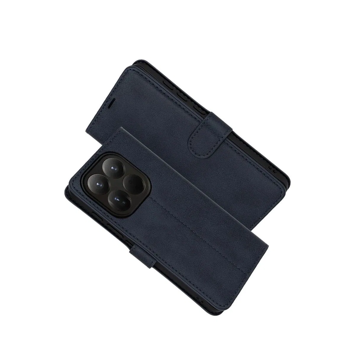 Xiaomi Mi 15t Trend S Plus Kapaklı Kılıf - Lacivert görsel 3