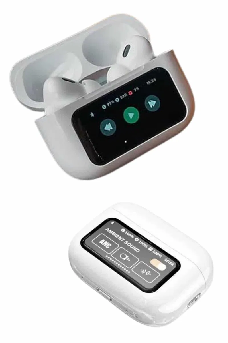 Dokunmatik Ekranlı Bluetooth Kulaklık TWS İOS Android Tüm Telefonlara Uyumlu Kulaklık görsel 3