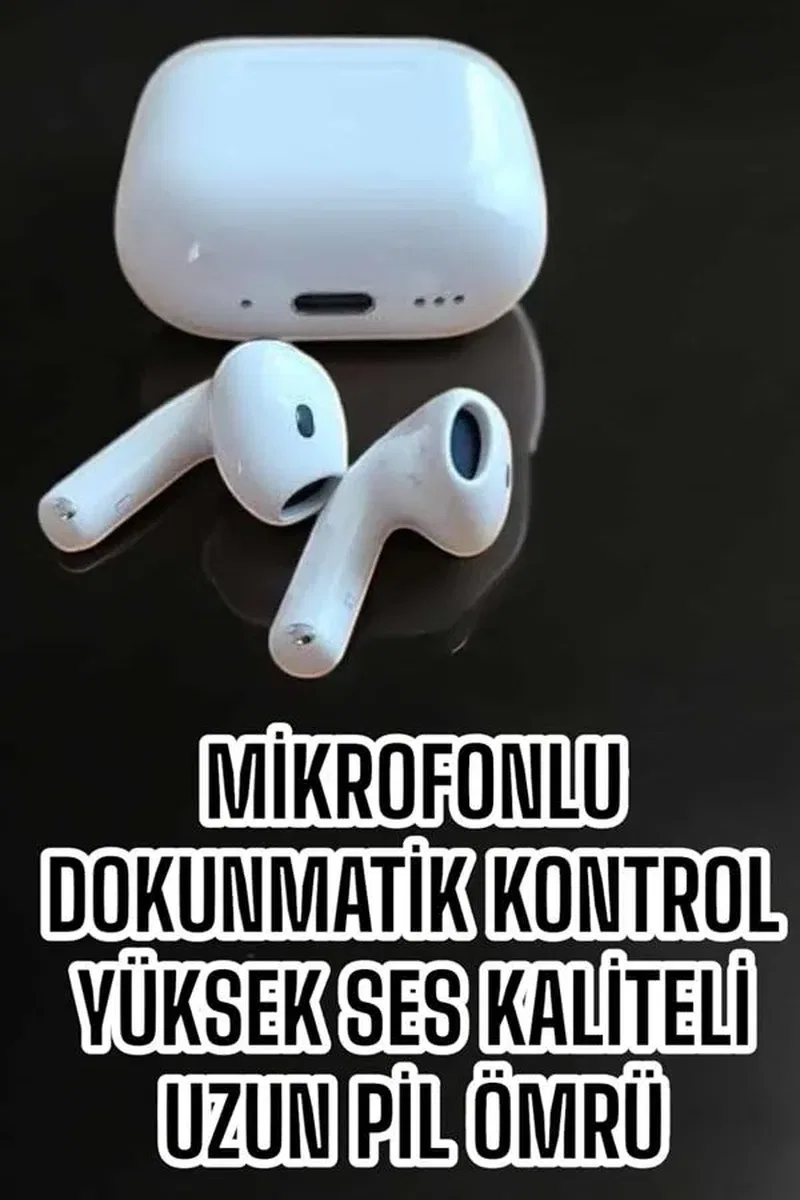 Kaliteli Ucuz İOS ve Android Uyumlu TWS Bluetooth Kulaklık ANC Özelliği Yeni Nesil görsel 3