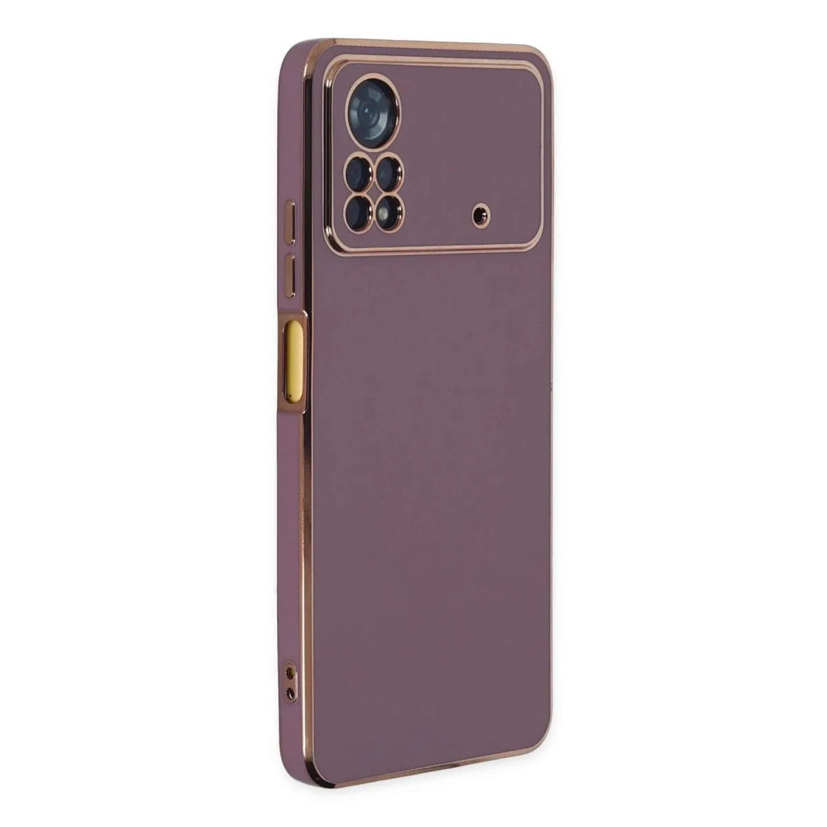 Xiaomi Poco X4 Pro 5g Kılıf Volet Silikon - Mor