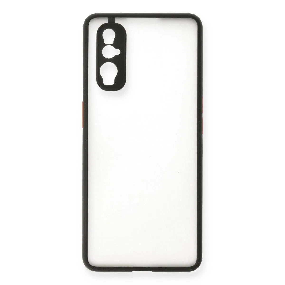 Oppo Find X2 Kılıf Montreal Silikon Kapak - Siyah