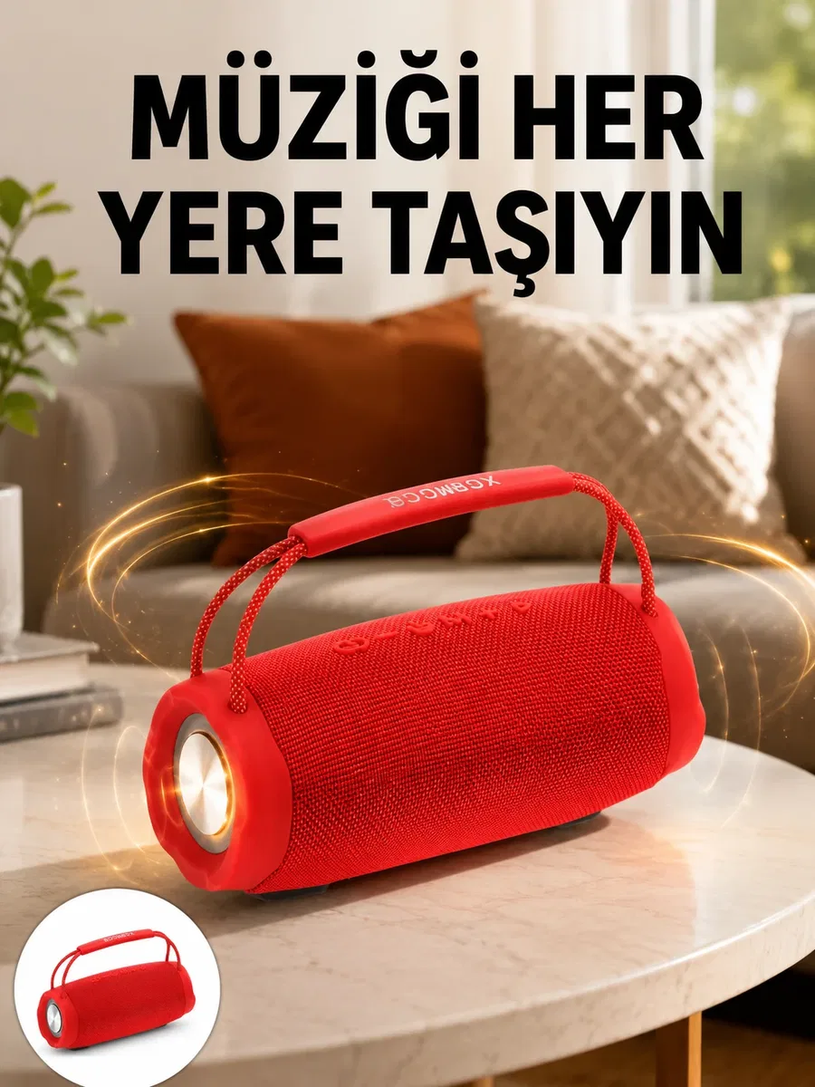 IPX6 Su Geçirmez Bluetooth 5. 1 Taşınabilir Hoparlör Çift 10W Yeni Nesil