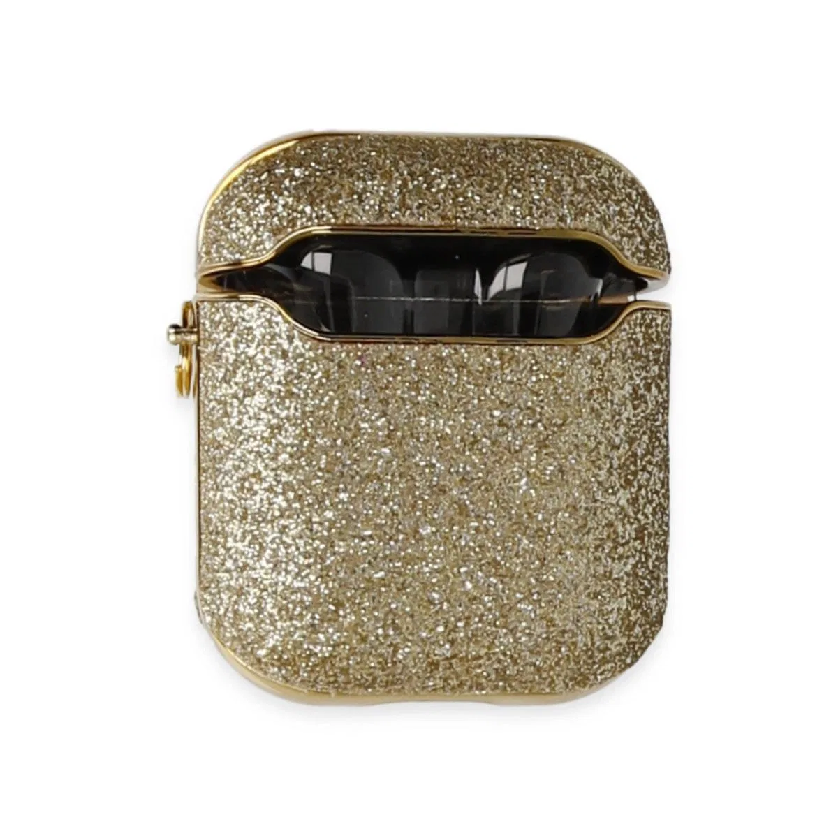 Apple Airpods 2 (2. nesil) Spell Simli Kılıf - Gold görsel 3