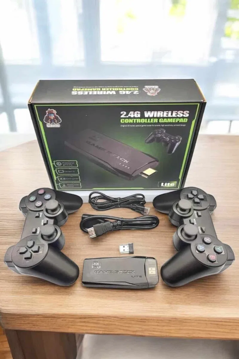 Atari Oyun Konsolu 2000 Oyunlu Game Stick 2. 4G Wireless görsel 2