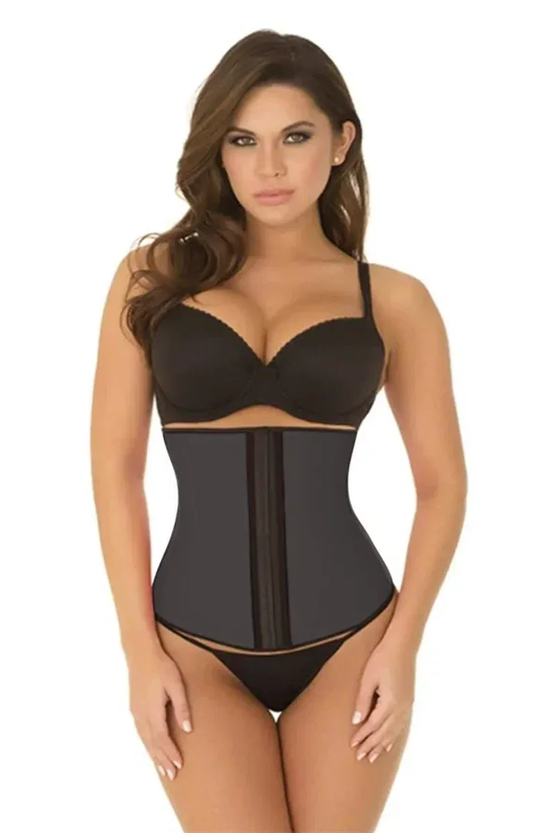 Gri MI 9161 Terletici Agraflı Bel Korse