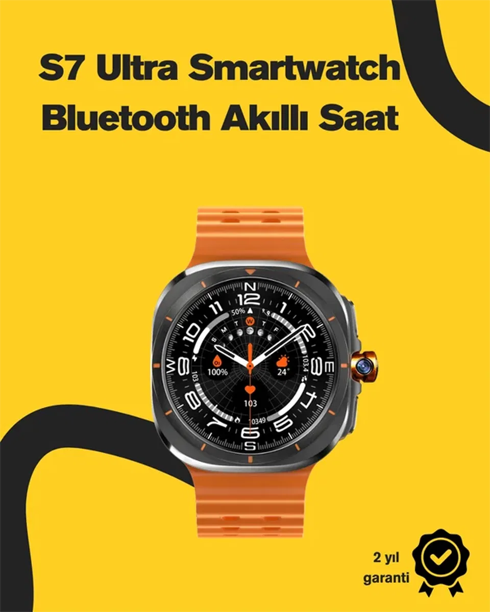 Bluetooth ve Sesli Görüşme Özellikli Akıllı Saat | 2" Ekran | 400 mAh Batarya