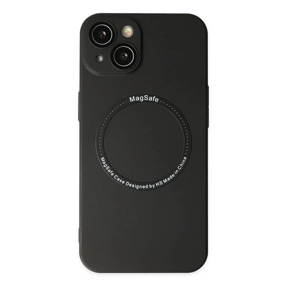 Apple İphone 14 Plus Kılıf Jack Magneticsafe Lens Silikon - Siyah
