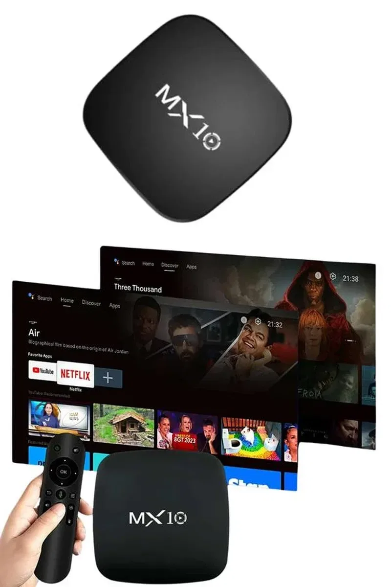 2. 4G Wifi Tv Box Medya Oynatıcı TV Uyumlu MX Box Kutusu Android TV görsel 5