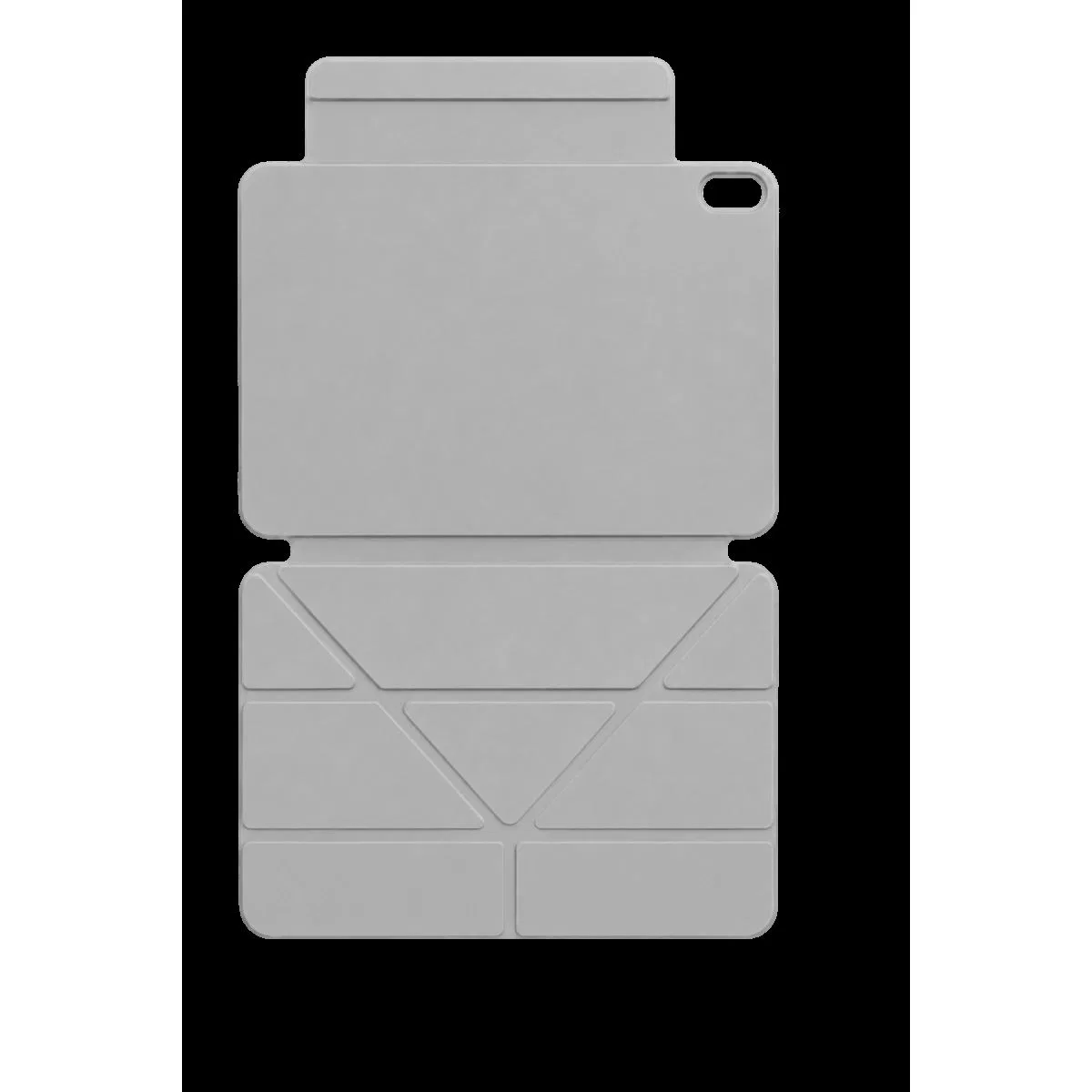 Apple İpad 2025 10. 9 10. nesil (a16) Edz Manyetik Standlı Tablet Kılıfı - Gri görsel 4