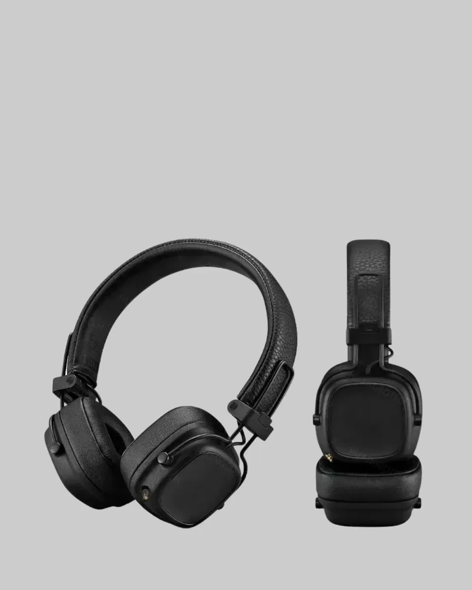 Kablosuz Kulak Üstü Bluetooth Kulaklık Güçlü Bas ve Katlanabilir Tasarım görsel 4