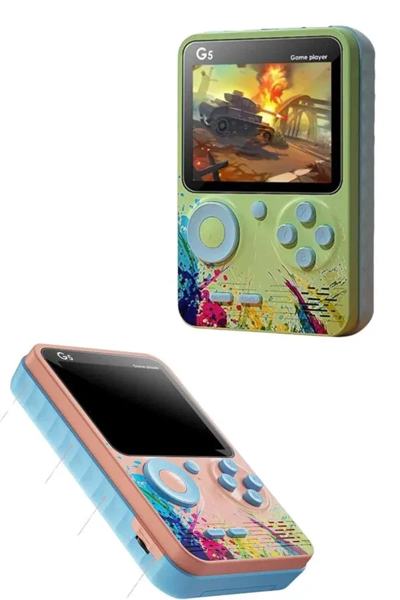 3. 5 İnç Klasik Retro LCD Ekran 500 Oyunlu Oyun Konsolu Taşınabilir görsel 5