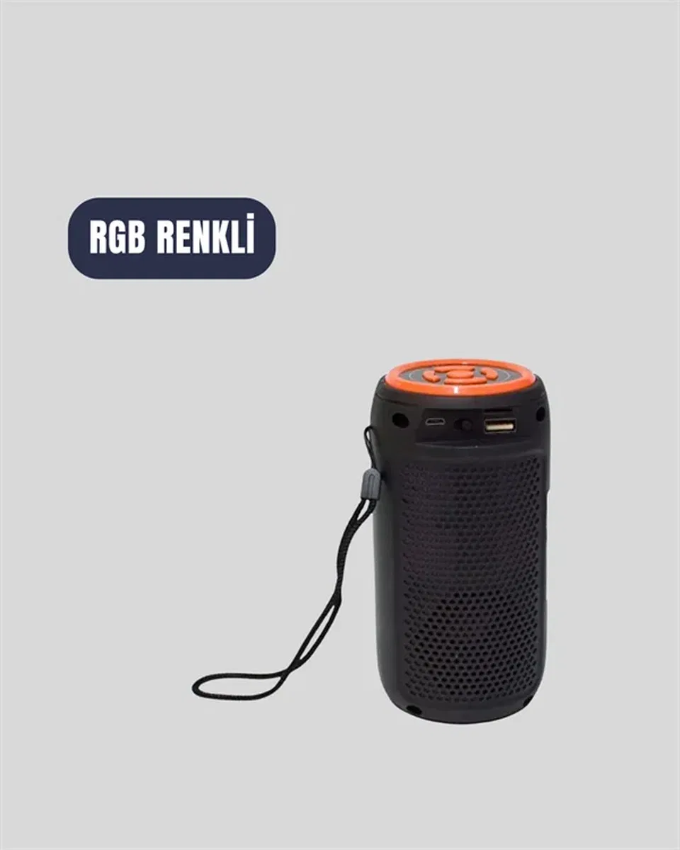 GTS 1731 Mini Bluetooth Hoparlör – LED Işıklı, Taşınabilir ve Çok Fonksiyonlu görsel 2