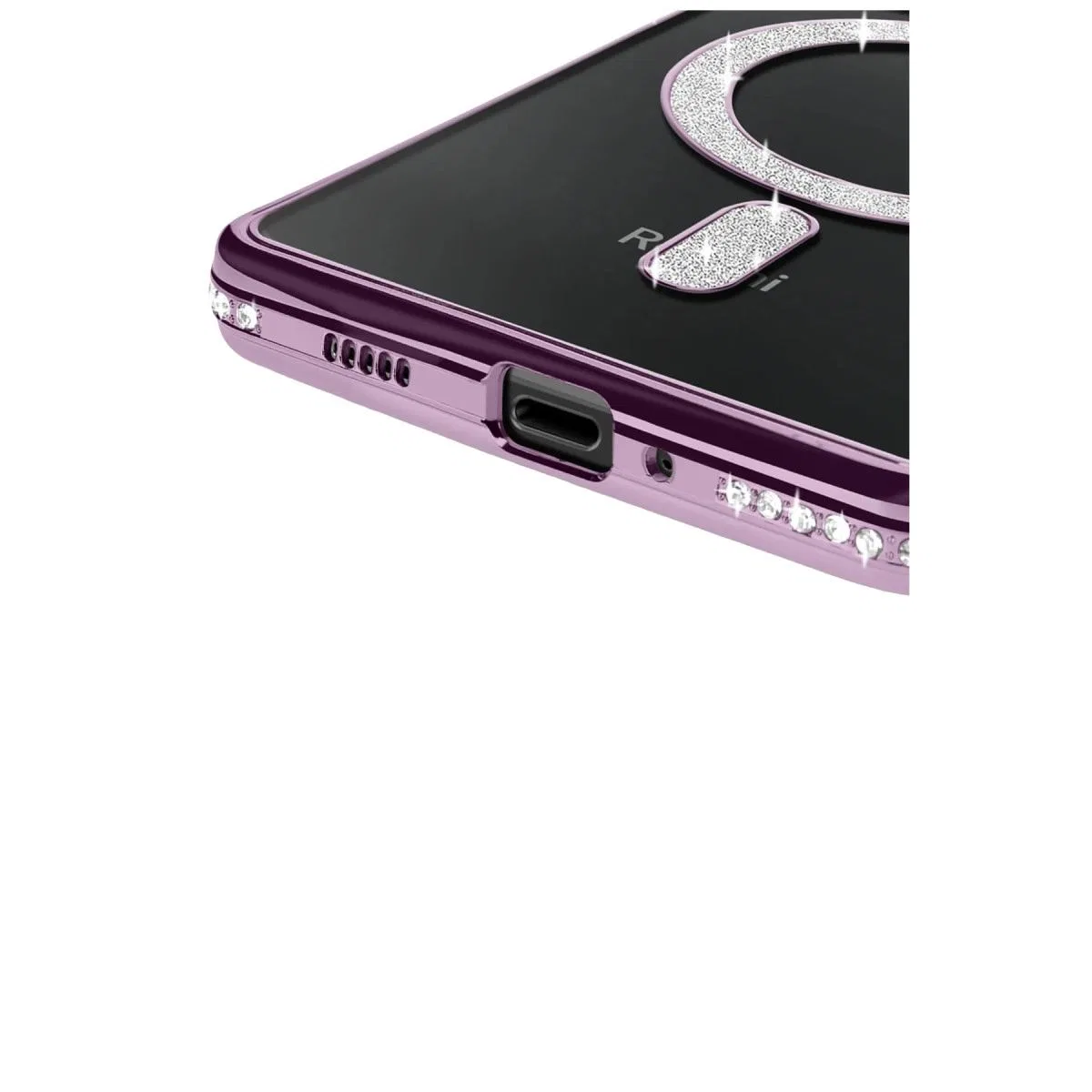 Xiaomi Redmi 14c Joke Simli Magneticsafe Kılıf - Derin Mor görsel 3