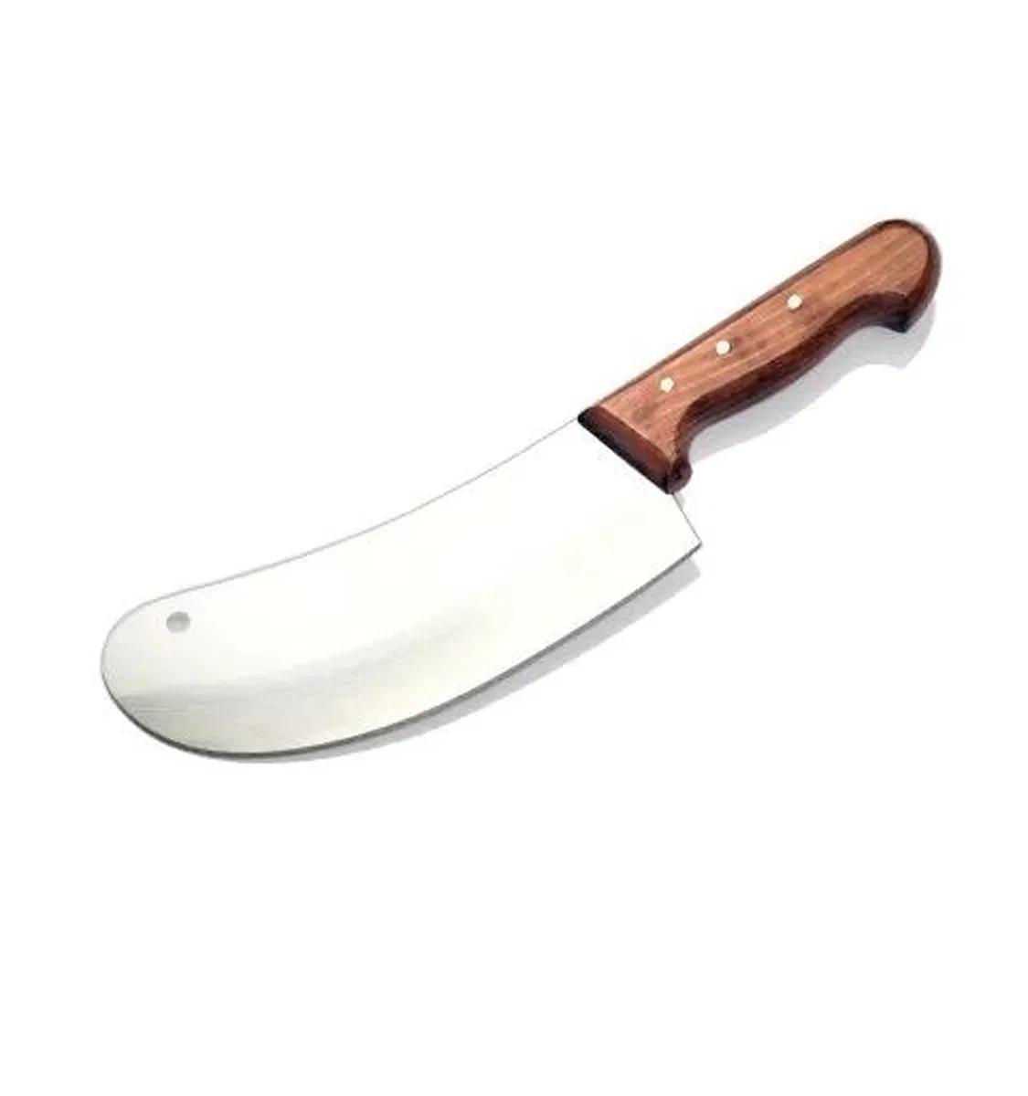 Bursa Paslanmaz Mutfak Soğan Satırı, Börek Bıçağı No: 1, 15 Cm - Ahşap Sap