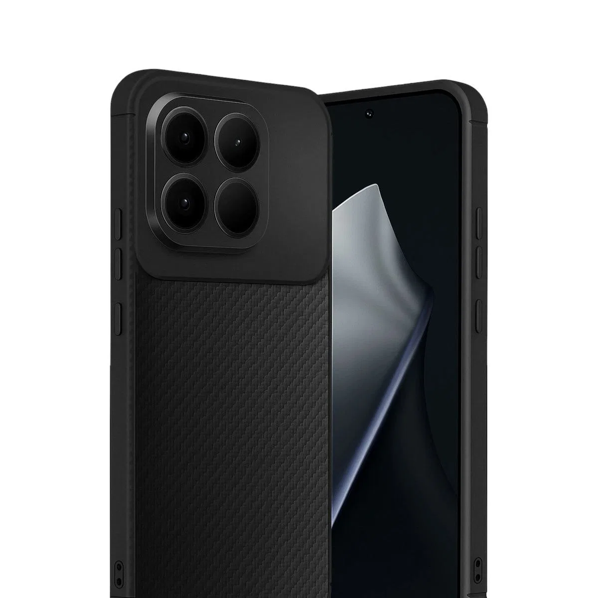 Xiaomi Mi 15t Auto Focus Karbon Kapak - Siyah görsel 2