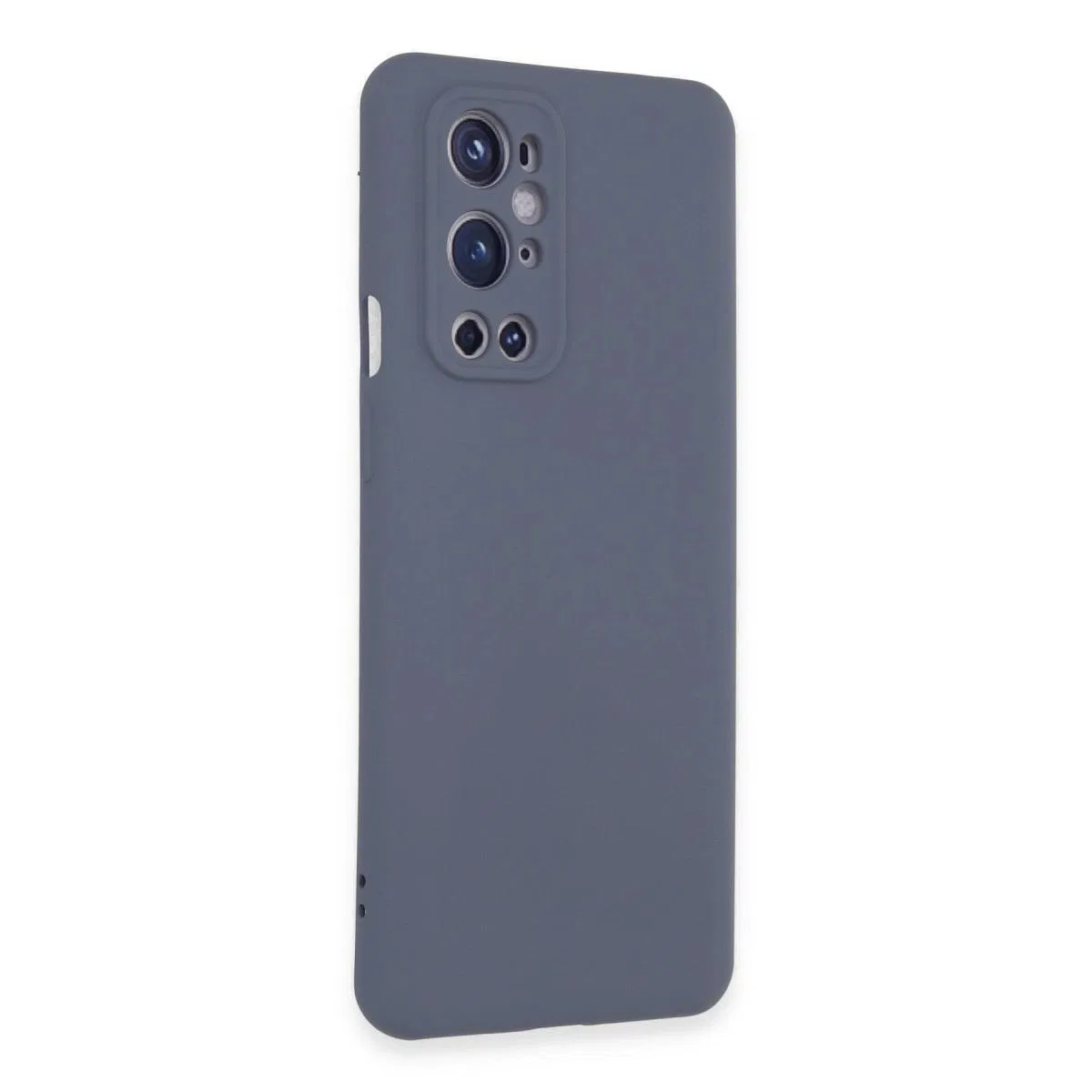 One Plus 9 Pro Kılıf Nano İçi Kadife Silikon - Gri görsel 2