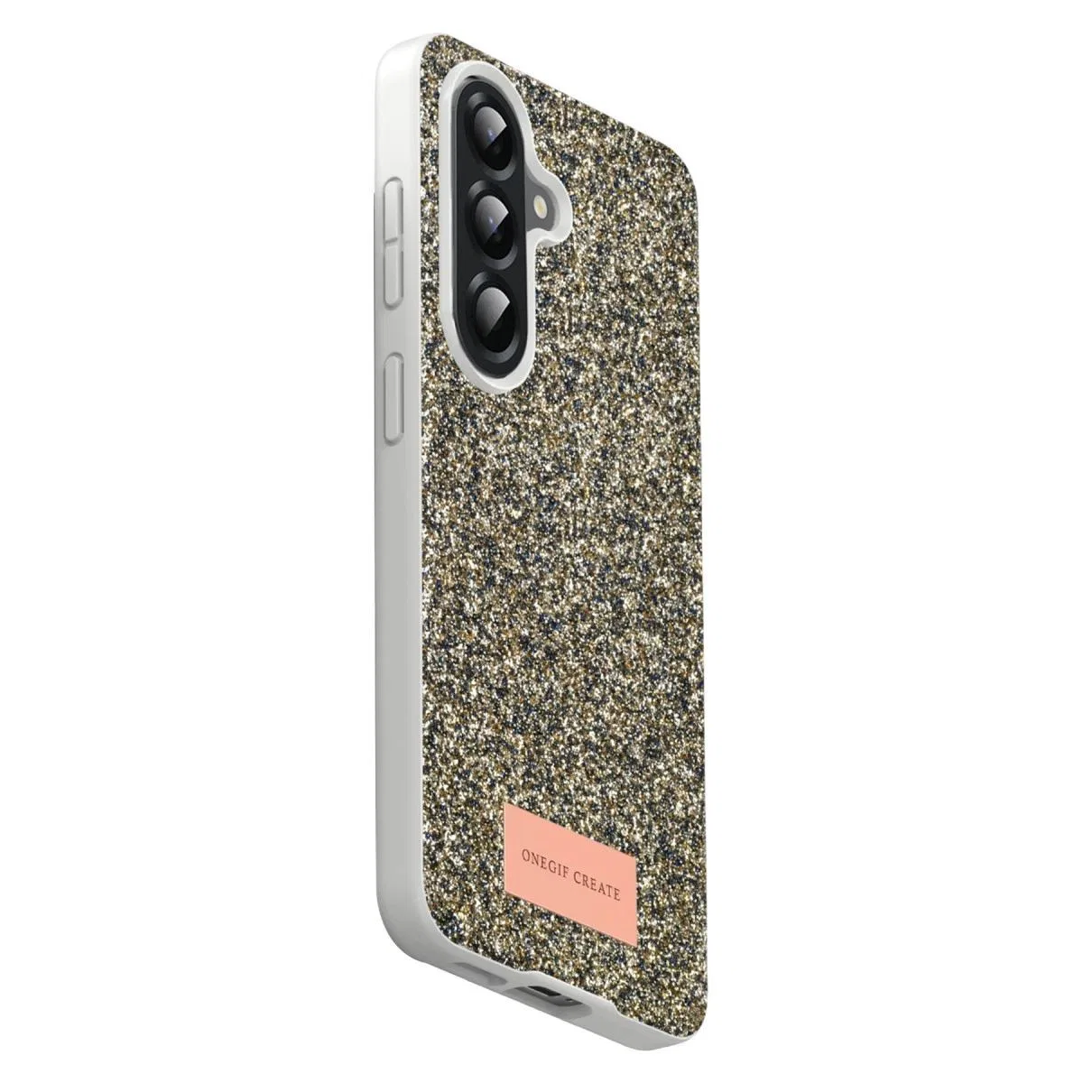 Onegif Samsung Galaxy A17 5g Bright Simli Kapak - Gold görsel 3
