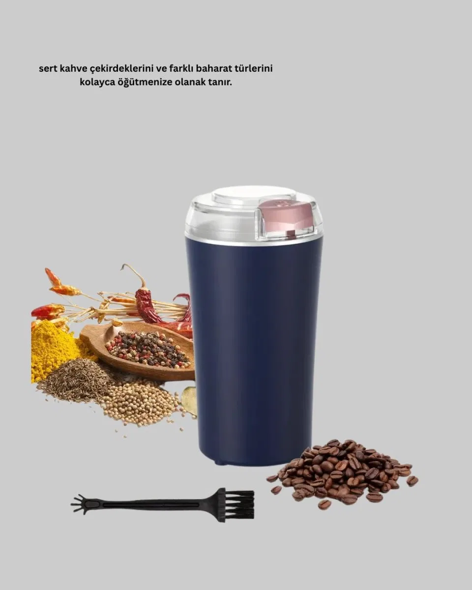 Kahve Ve Baharat Öğütücü Otomatik Mekanizmalı Dayanıklı Çelik görsel 3
